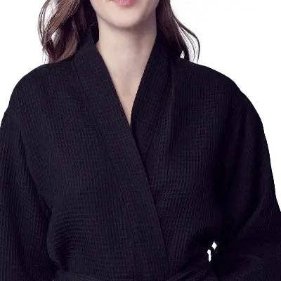Lotus Linen - Wholesale Robe - Women's - Lightweight Cotton Waffle Robe for Women- SPA Bathrobe22