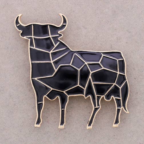 Spilla Toro Metallo Smalto per la vendita all'ingrosso da parte di Sonata