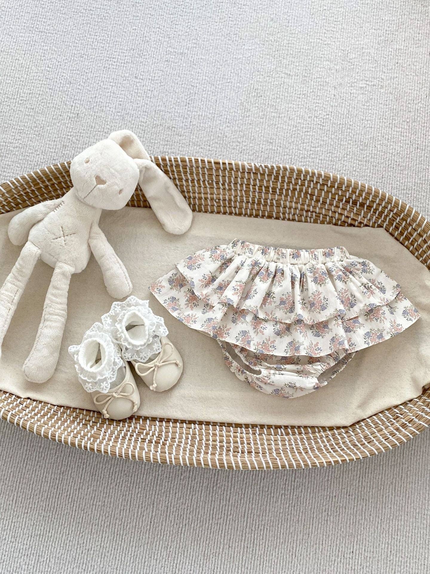 MyKids-USA® - Wholesale Top & Short Set - Kids - Arrival Cute Baby Girls Floral Ruffle Shorts Bloomers0