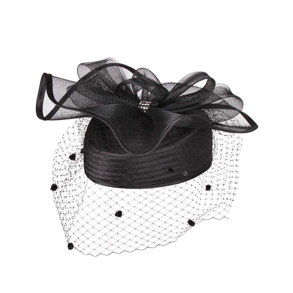 SP Sophia Collection - Wholesale Fascinator Hat - Women's - Braid Pill Box Party Occasion Hat 10