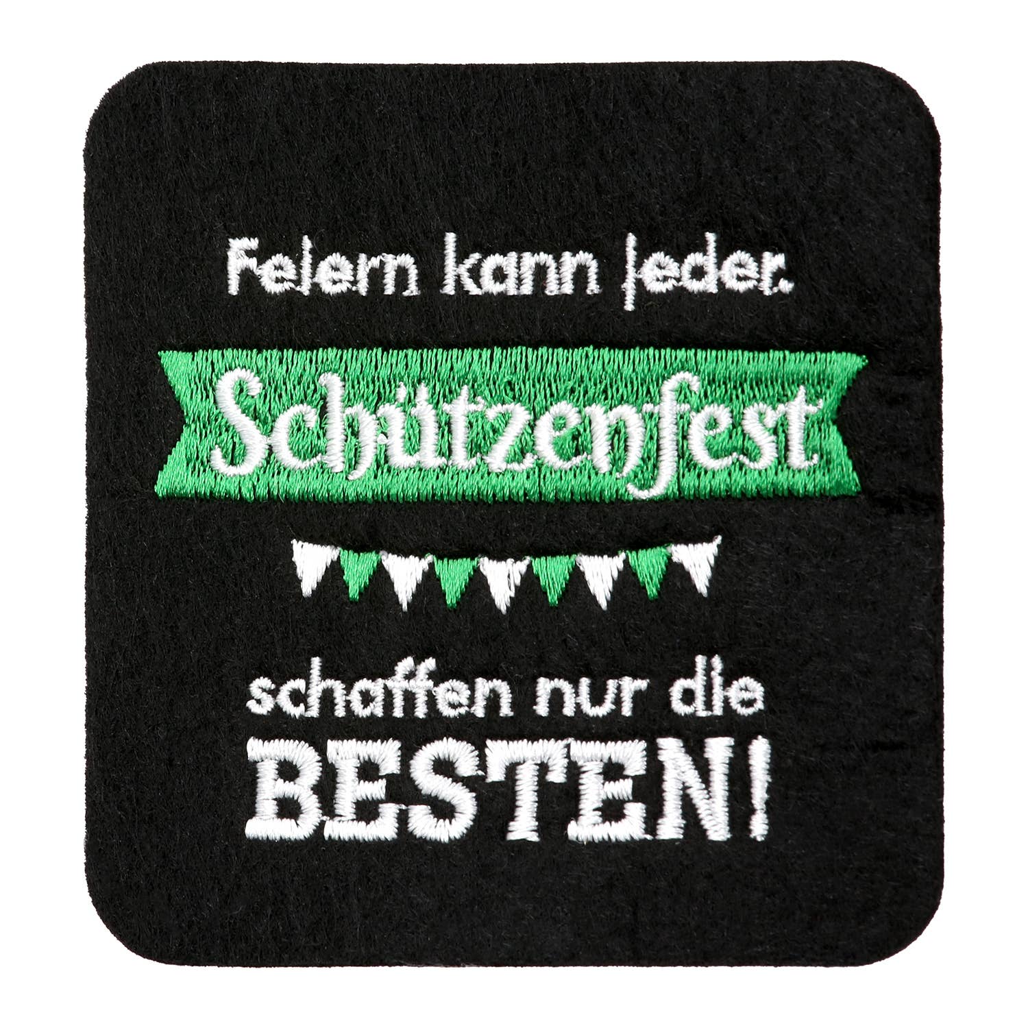 negro Posavasos Schützenfest 6-surt. negro, VE 48 de venta al por mayor en Faire2