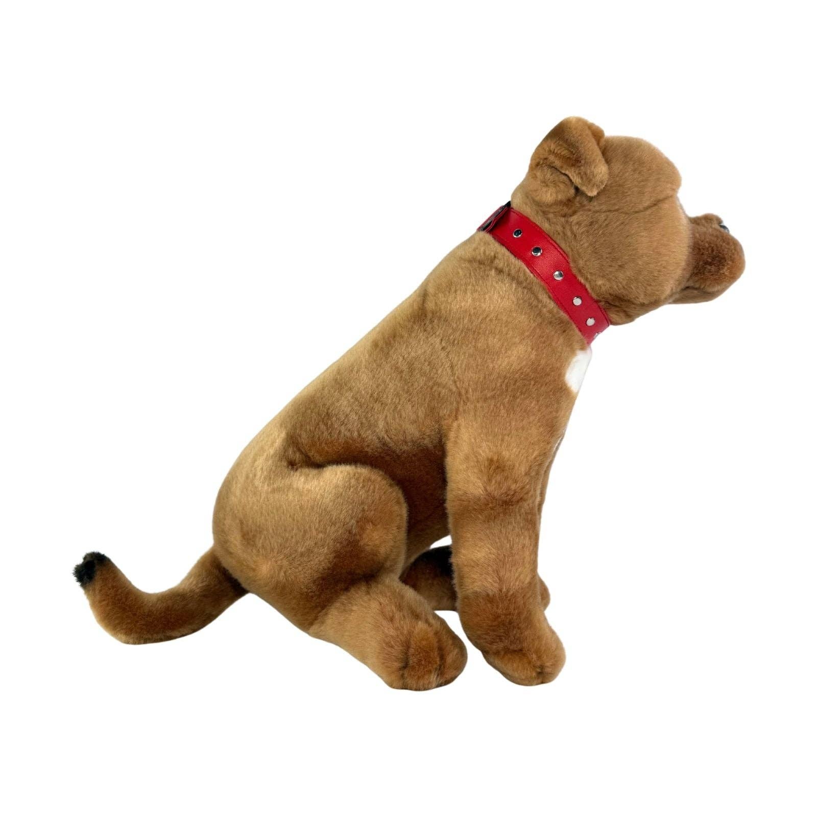 Bocchetta Plush Toys - Wholesale Stuffed/Plush Toy - Kids & Baby - Lester - Staffy - 32cm sitting, brown3
