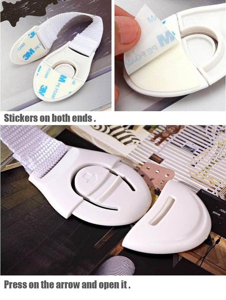 VIGOR - Wholesale Hair Clip - Kids - Child Infant Baby Safety Lock Latch Cupboard Cabinet Door Dr7