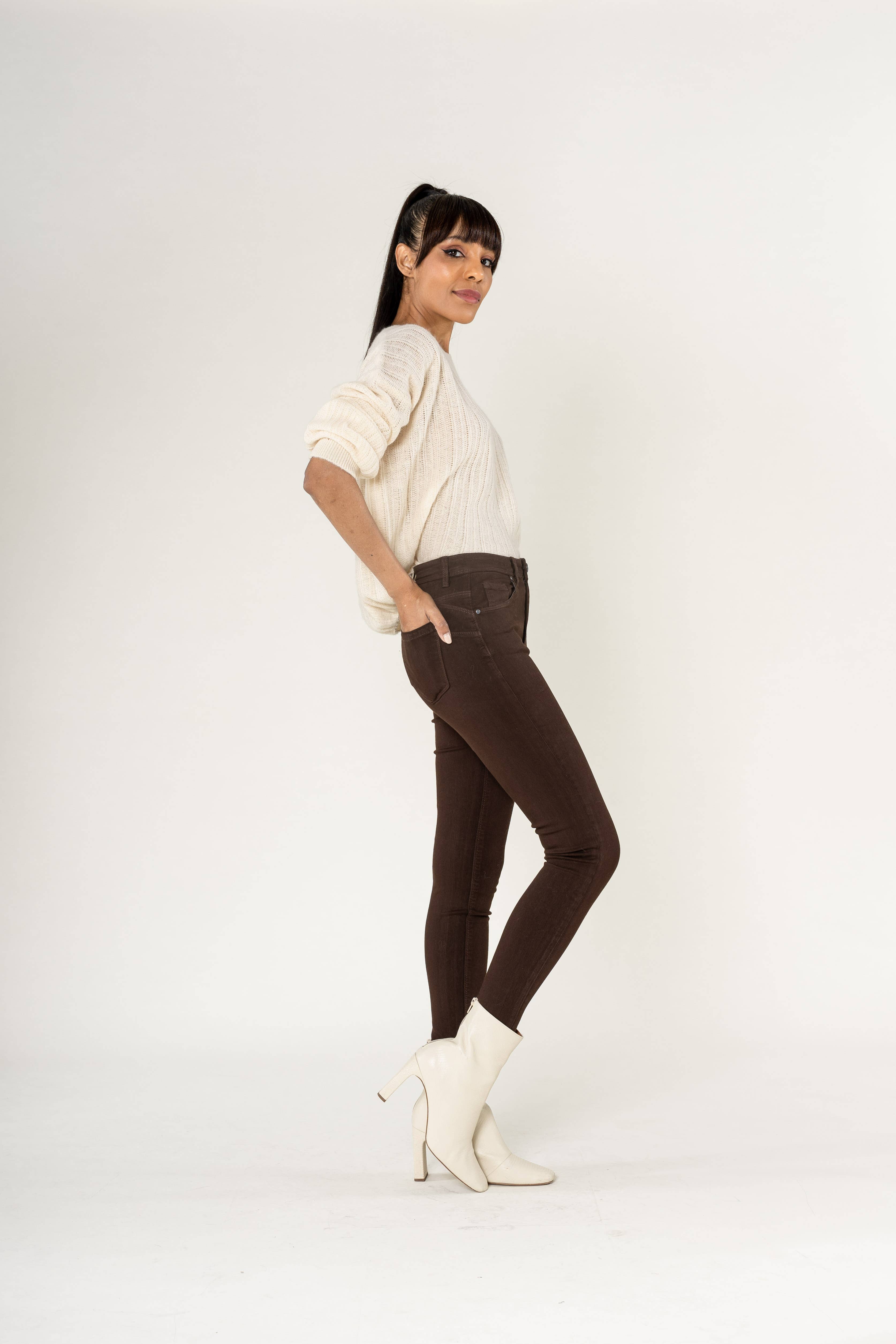 Nina Carter - Wholesale Jeans - Women's - Skinny Push Up Comfortable High Waist Super Stretch P10666