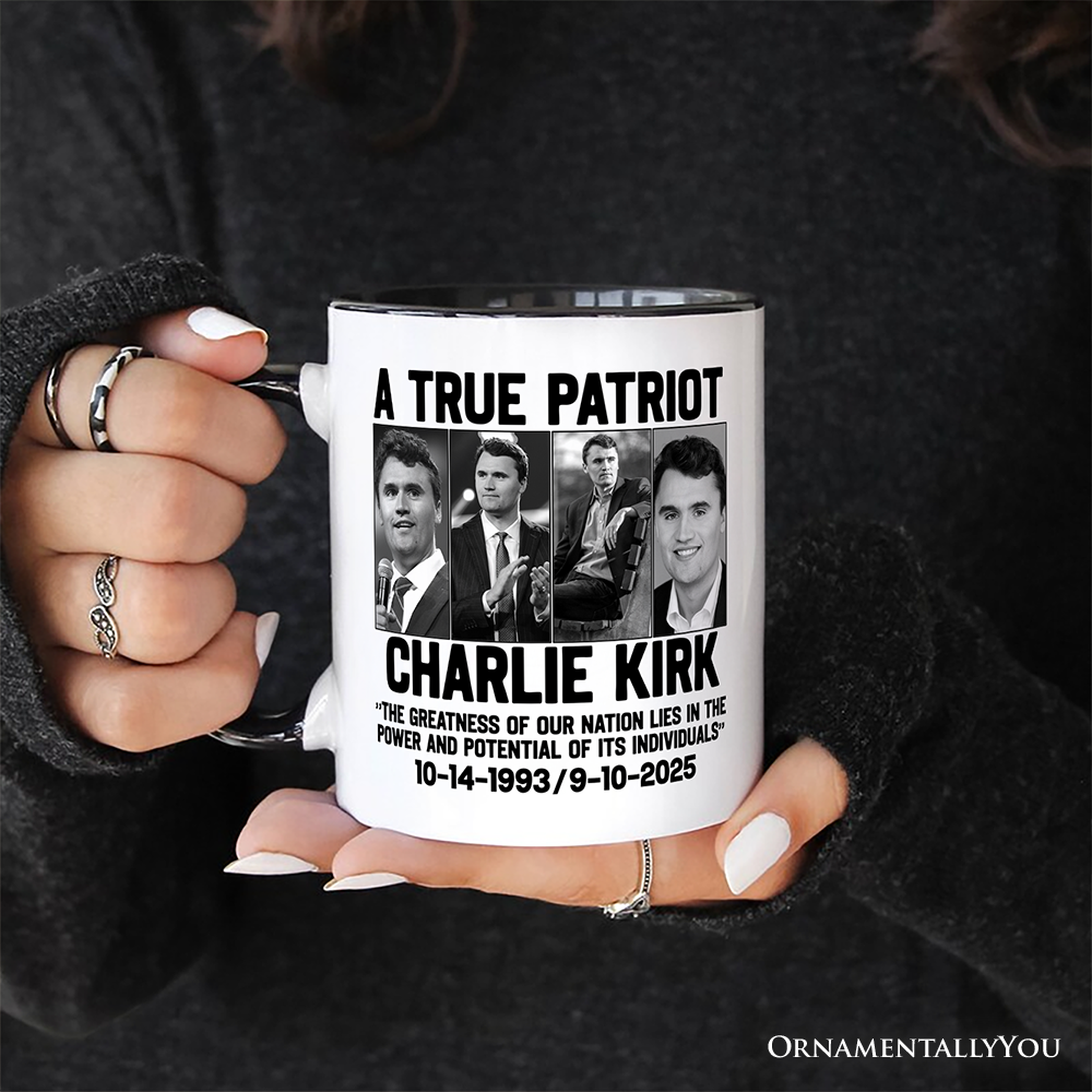 OrnamentallyYou - Wholesale Coffee Mug - Charlie Kirk American Mug, Made in the USA Memorial Gift4