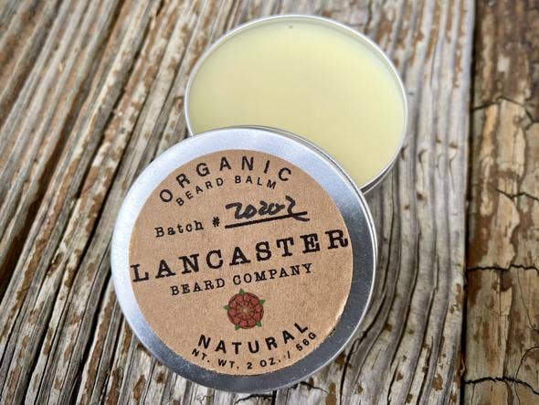 Lancaster Beard Company - Wholesale Beard Styling Product - Natural (Unscented) Organic Beard Balm2