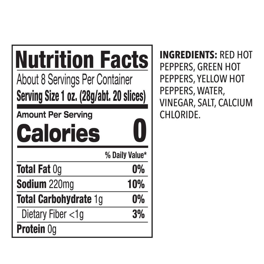 Delallo - Wholesale Pickled Vegetables - Hot Peppers (Sliced)4