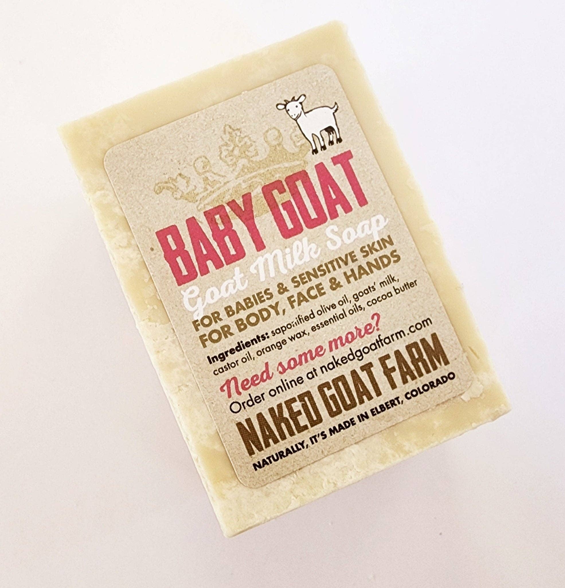 Naked Goat Farm Ltd. - Wholesale Bar Soap - Goat Milk Soap Baby Goat