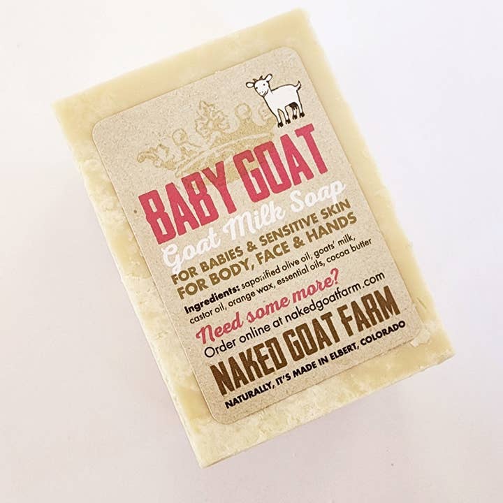 Goat Milk Soap Baby Goat for wholesale by Naked Goat Farm Ltd.