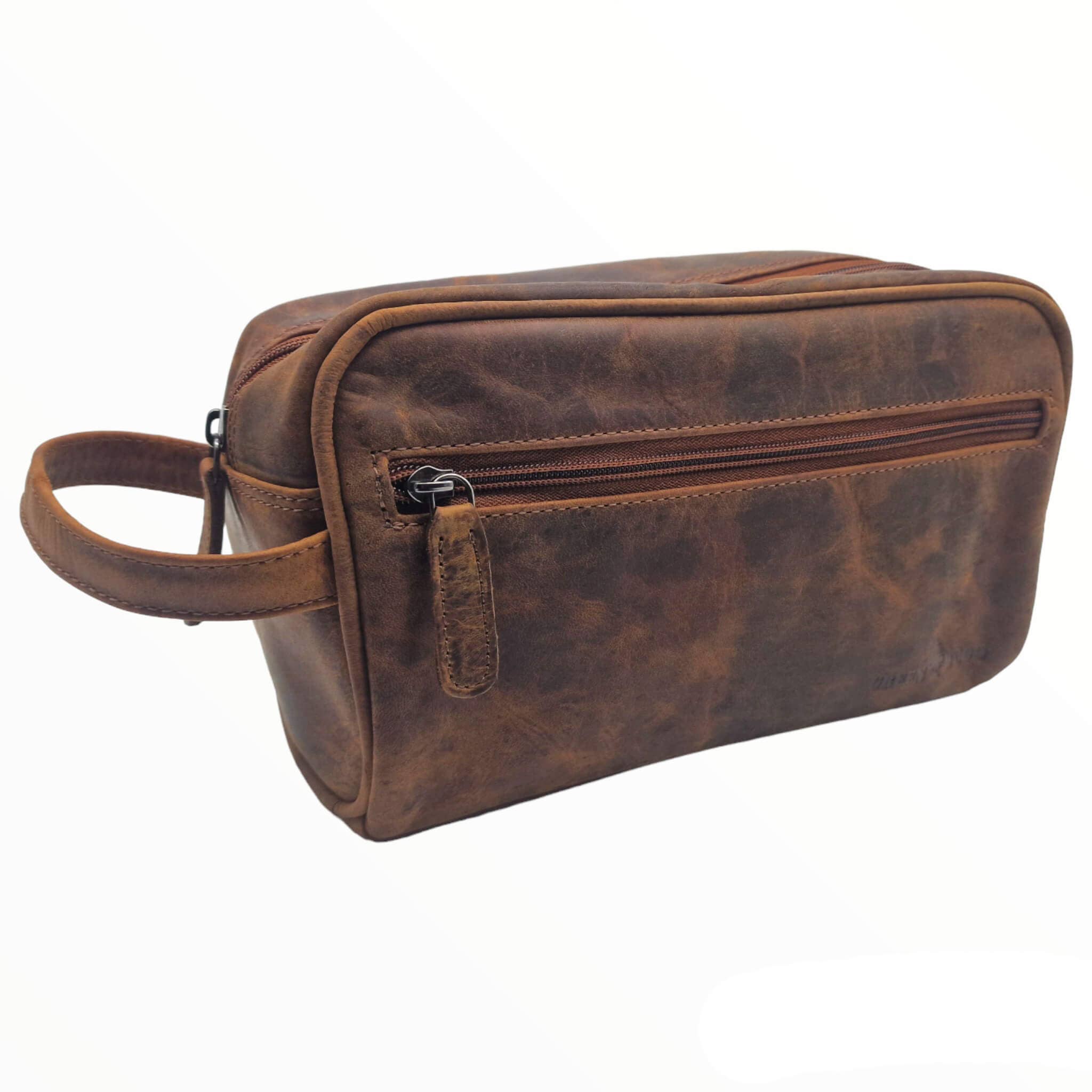 Greenwood - Wholesale Toiletry Bag - Unisex - Amari leather toiletry bag, men's toiletry bag, women with compartments10