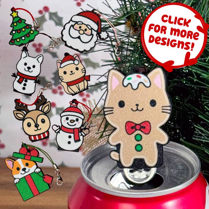 Build-A-Case! Christmas and Winter Holiday Soda Tab Buddies for wholesale by Tab Buddies