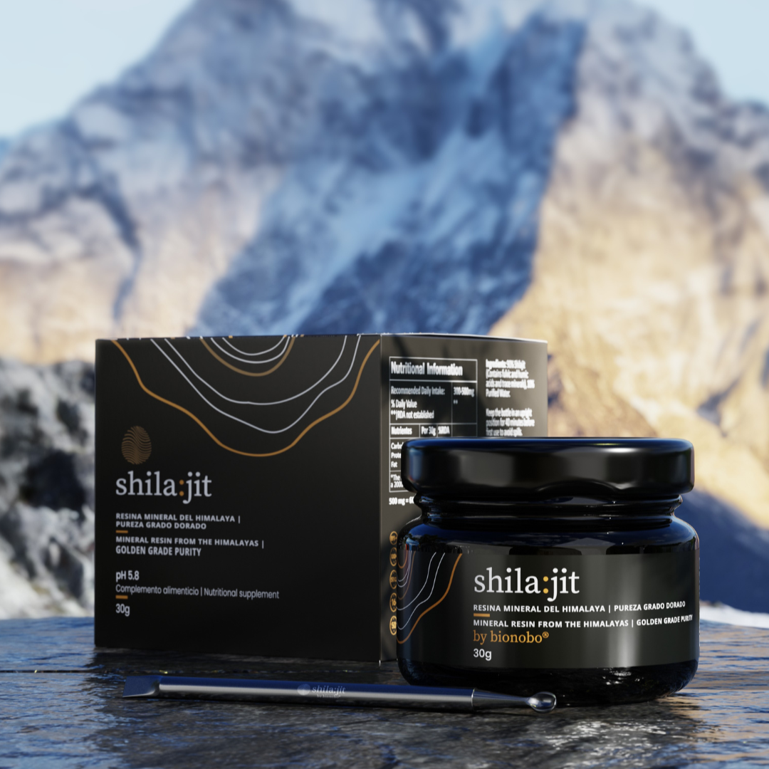 bionobo - Wholesale Oral Supplement/Vitamin - Golden Shilajit | Raw and sun-dried +5000m | 30g of maximum purity1