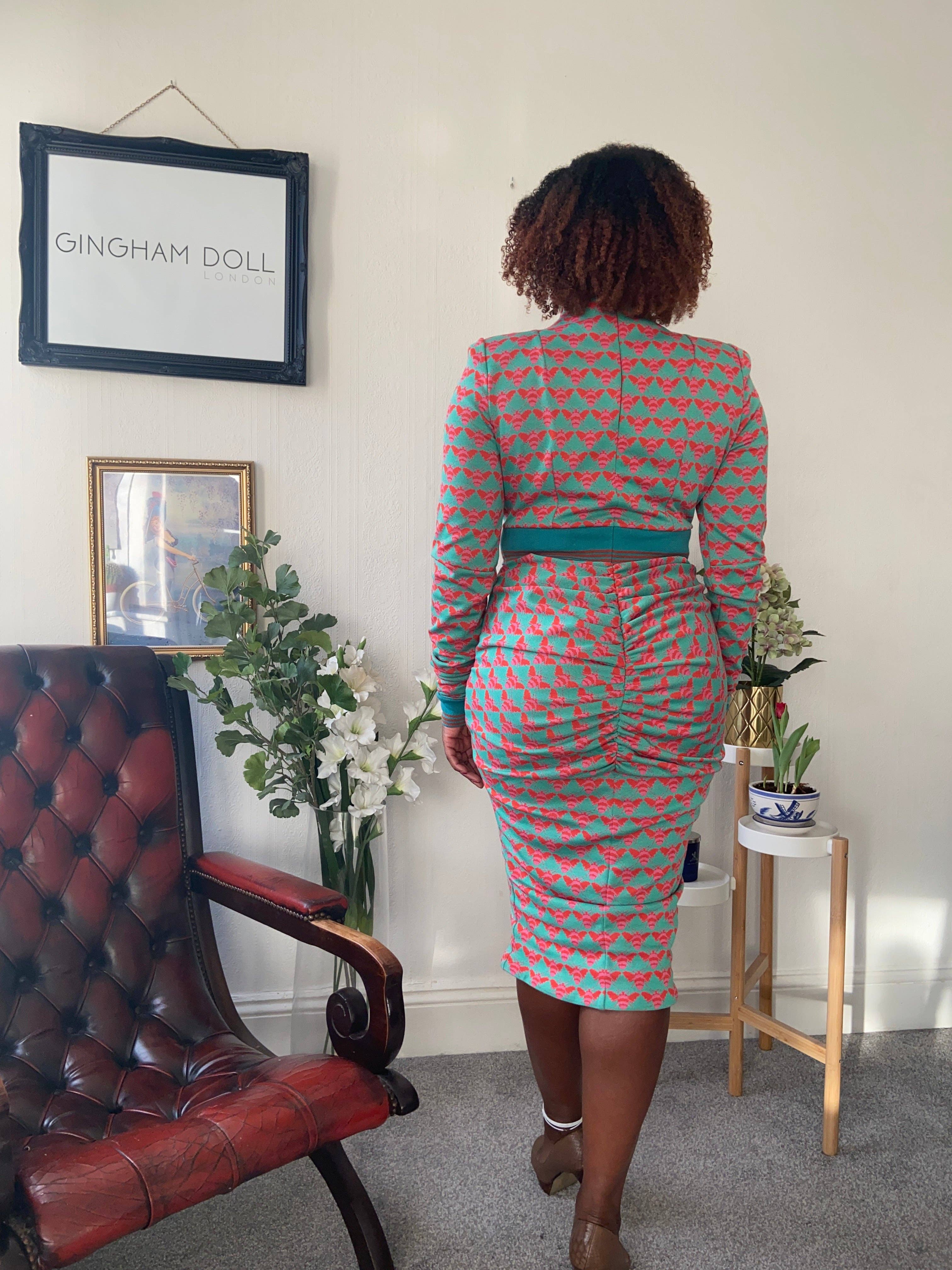 Gingham Doll - Venta al por mayor Vestido - Mujer - Vestido punto canalé1