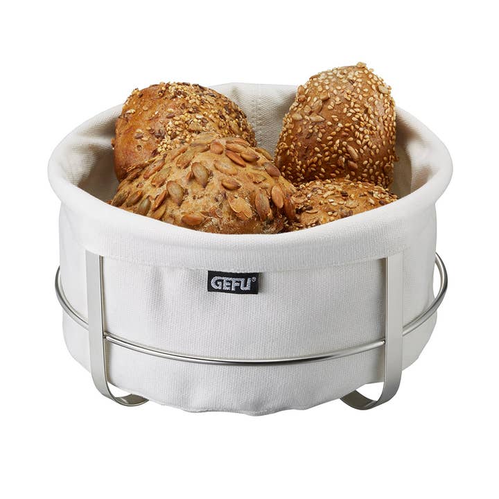 Broodmand BRUNCH, rond, wit voor wholesale door Gefu GmbH