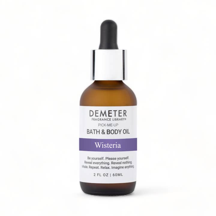 Wisteria 2oz Bath & Body Oil for wholesale by Demeter Fragrance Library