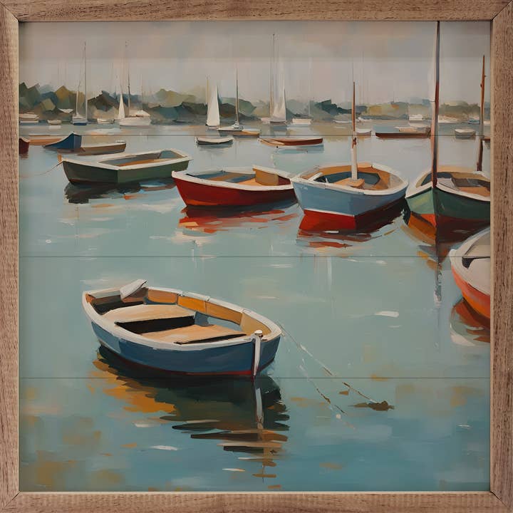 Kendrick Home - Wholesale Art Print - Boats On Bay