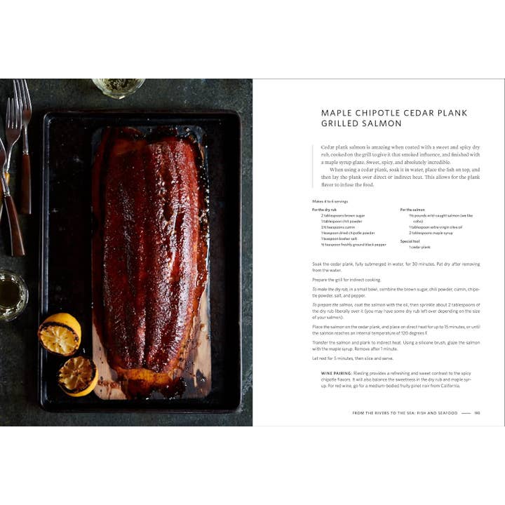Blue Star Press - Wholesale Cookbook - Fire + Wine: 75 Smoke-Infused Recipes with Wine Pairings