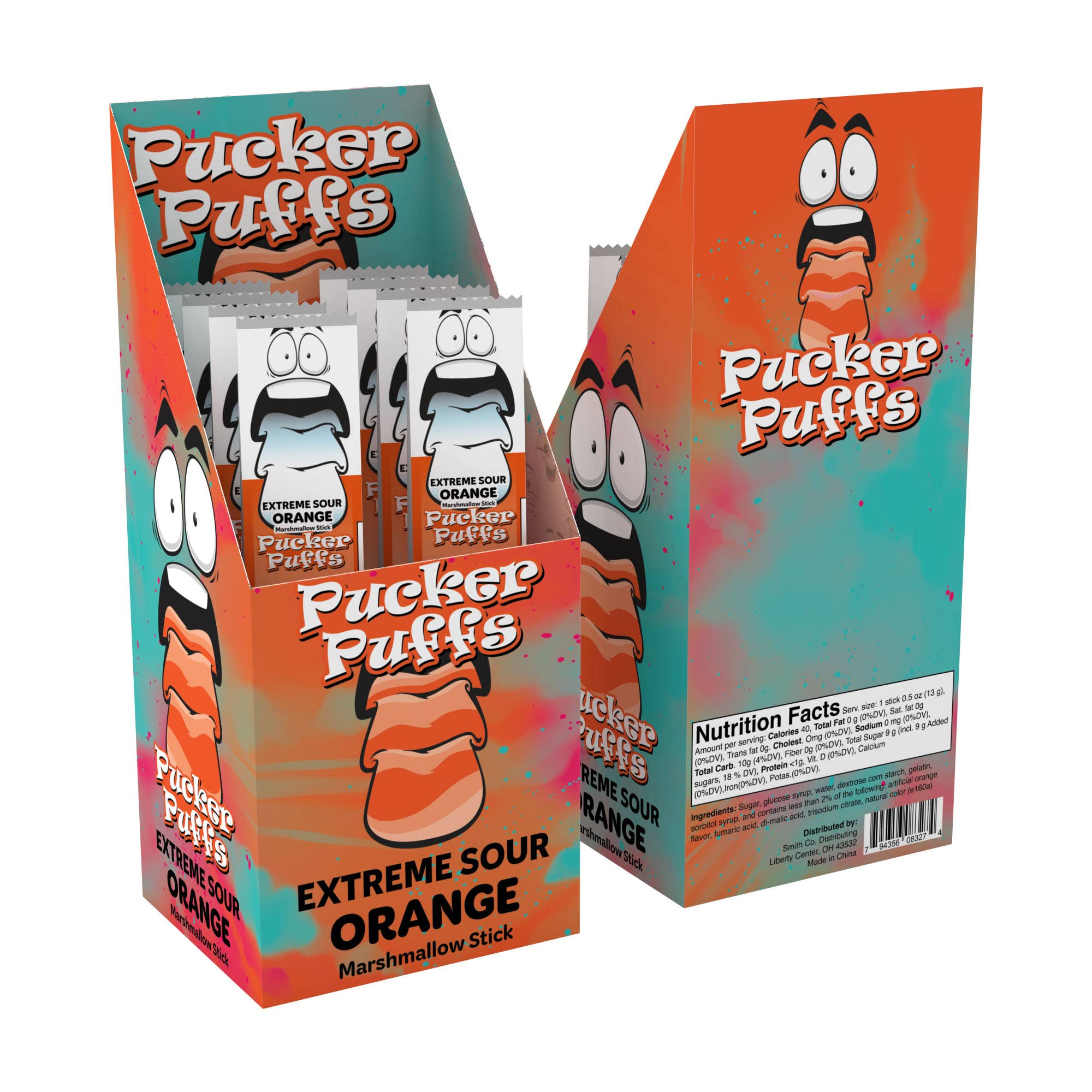 Smithco Distributing – Marshmallow por atacado – Pucker Puffs - Balas Divertidas e Display de Marshmallow3