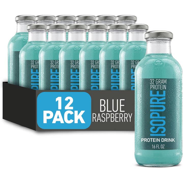L&F Universal Goods - Wholesale Protein/Superfood Powder - ISOPURE - 0 CARB 32G PROTEIN - 12/16OZ BLUE RASPBERRY
