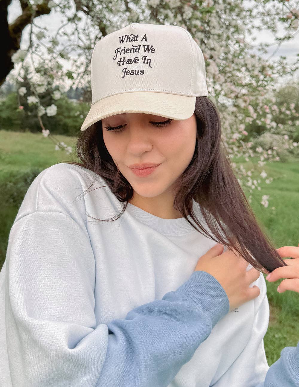 Elevated Faith - Wholesale Trucker Hat - Unisex - What a Friend in Jesus Trucker Hat2