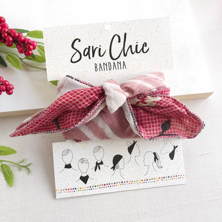 Sari Chic Bandana 💗 pour la vente par WorldFinds