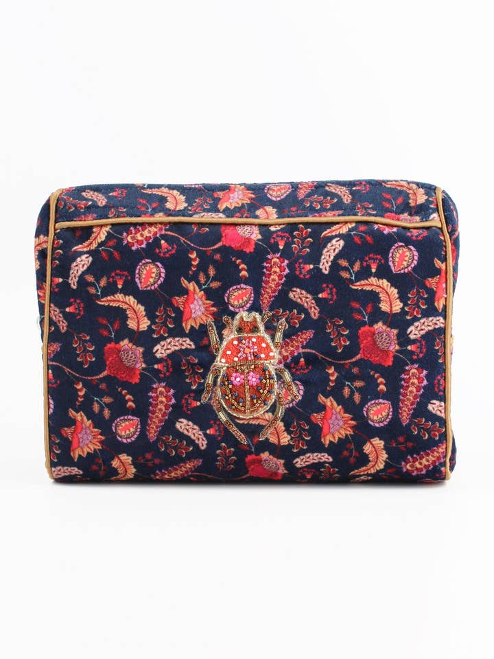AUTUMN BEETLE MEDIUM POUCH for wholesale by My Doris