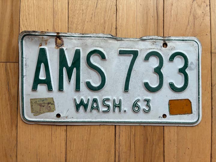 1963 to 1964 Washington State License Plate - Check W/ DOL First For YOM for wholesale by RusticPlates