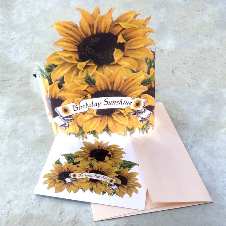 Heart The Moment – Großhandel Geburtstagskarten – Grußkarte mit Tiara, Birthday Sunshine, Sonnenblume
