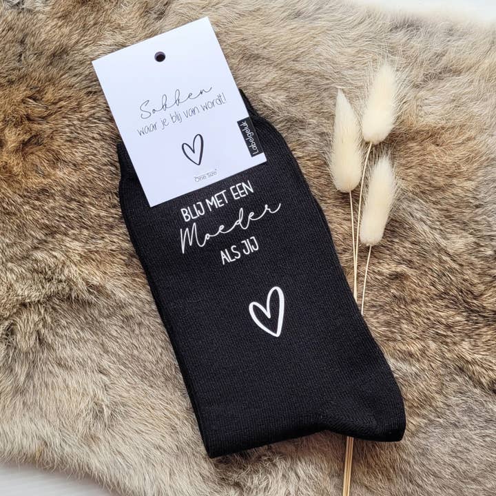 Sokker | glad for en mor som dig (pr. 4 sæt) for engroshandel hos Labelgeluk