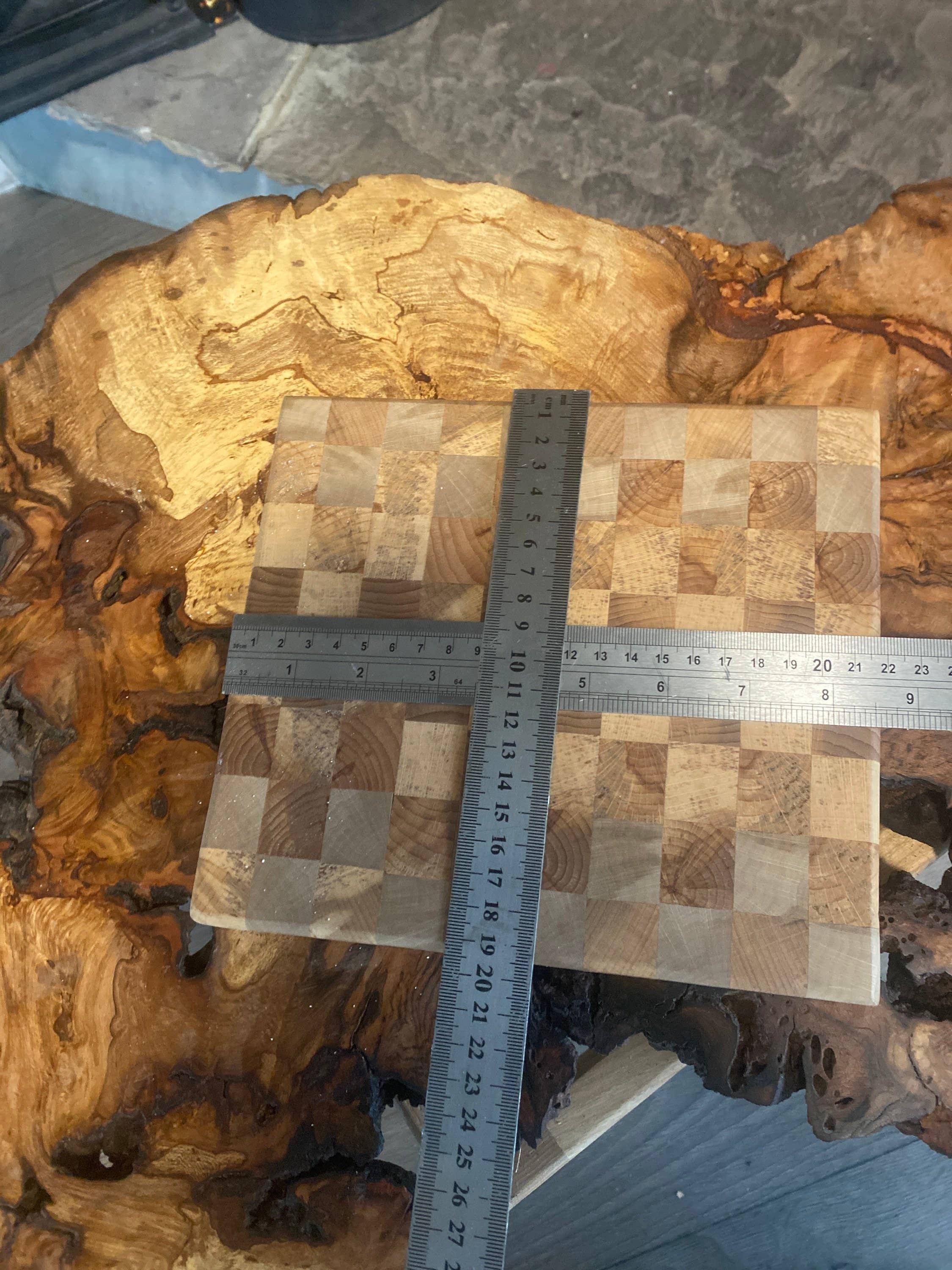 Bellmarlace – wholesale Cutting board – Introducing our exquisite End Grain Board with handle groves9