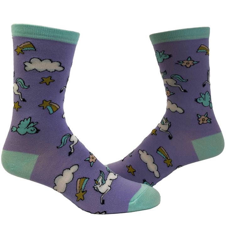 Purple Womens Fuck Off Socks Offensive Funny Sock for Women Cute for wholesale on Faire