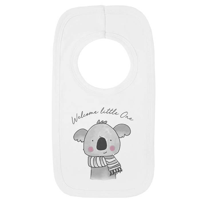 Welcome Little One Cute Jola Animals Bib for wholesale by Jola Designs