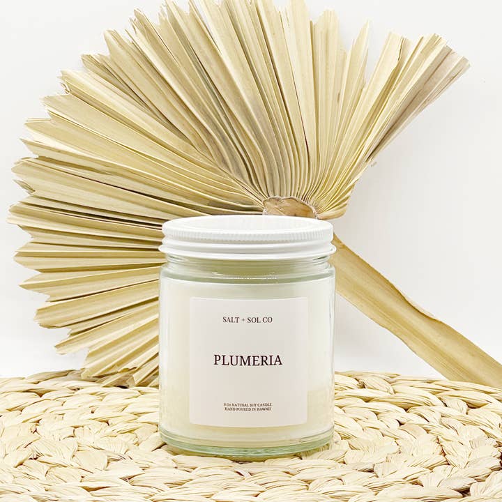 SALT + SOL CO - Wholesale Jar/Filled Candle - All-Natural Soy Wax 9oz Candle1