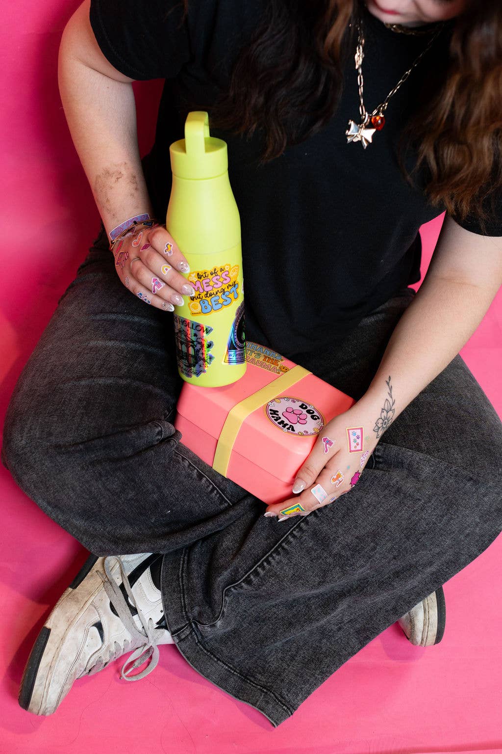 NatterDoodle – Engroshandel Klistermærke – Tak Det er traumaklistermærket – Stor vinyl vandtæt3