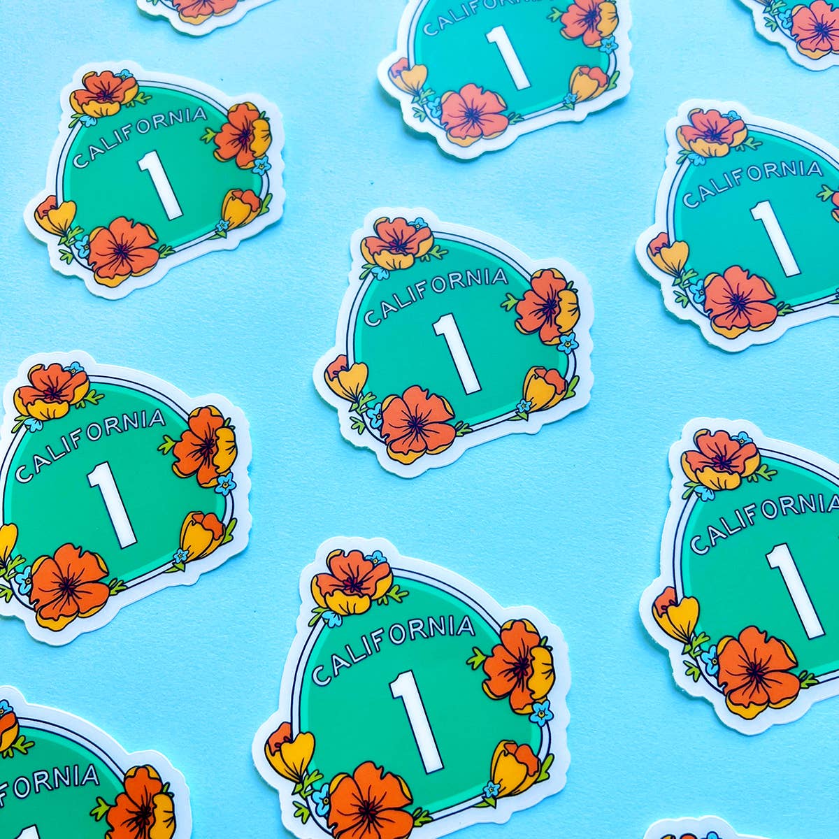 Brenna Daugherty Illustration - Wholesale Sticker - California Highway 1 Sticker3
