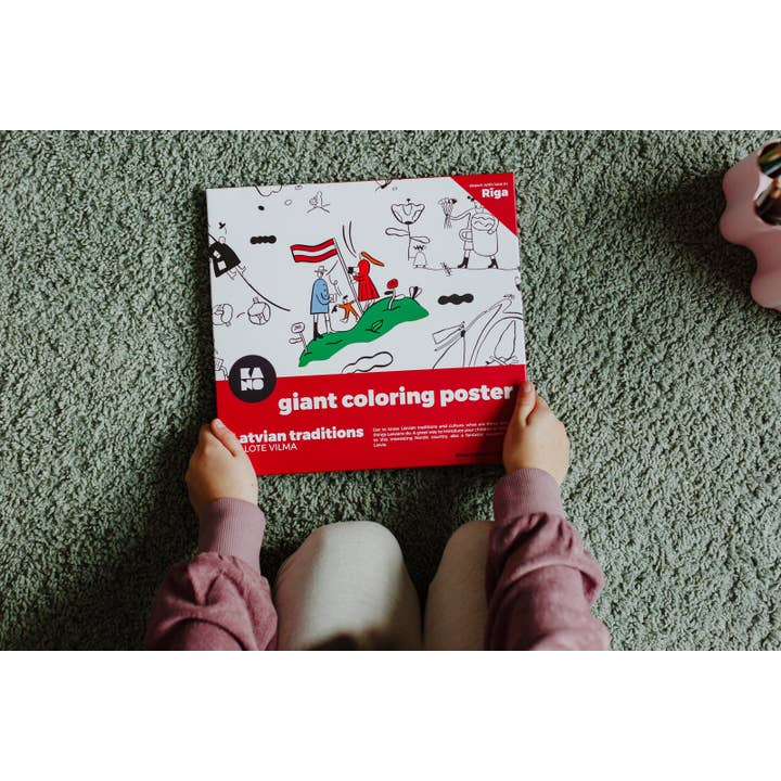 KANO editions - Wholesale Coloring & Activity Book - Kids & Baby - Latvian Traditions1