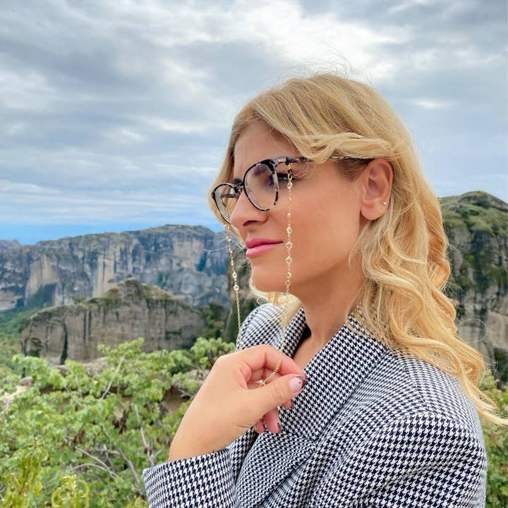 Christina Christi - Wholesale Sunglasses/Eyeglasses Strap - Women's - Chain for Sunglasses with Strass, Eyeglasses Chain5