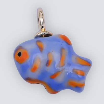 Ceramic Fish Charm for wholesale by LE Sensor