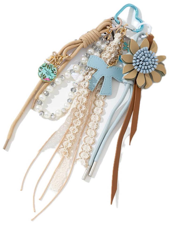 Keychain / Floral bag charm for wholesale by SHEERA