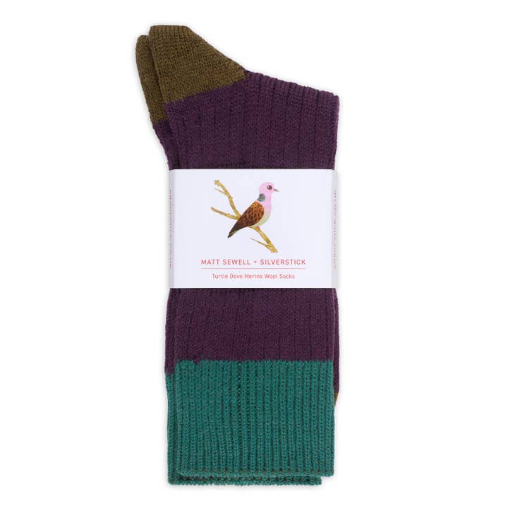matt sewell turtle dove merino sock for wholesale on Faire