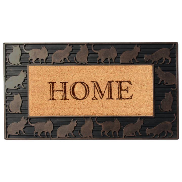 A1HC Welcome Entrance Heavy Duty Outdoor Back Door Coir Mats for wholesale by A1 home collections