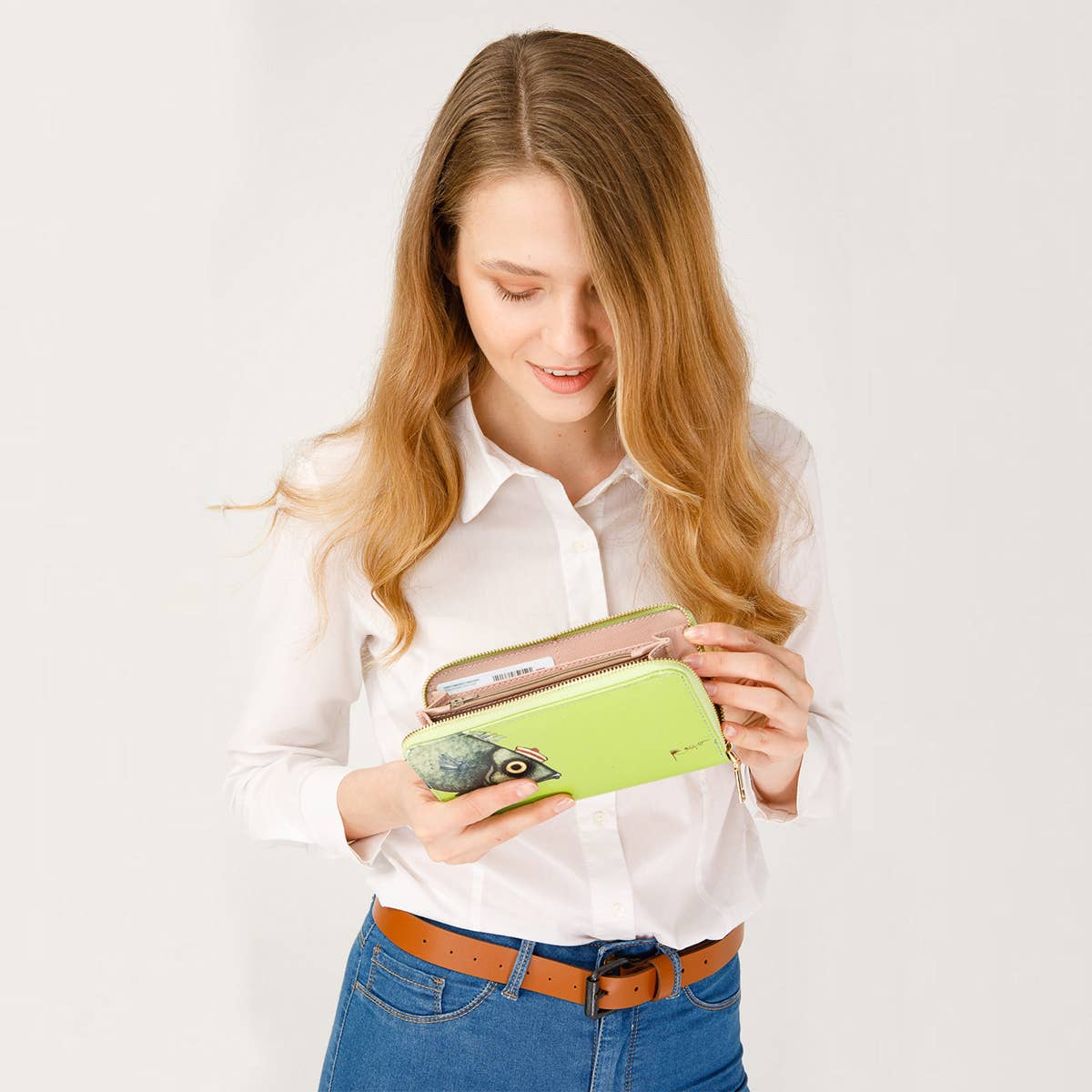 Green Biggdesign Pistachio Wallet for wholesale on Faire7