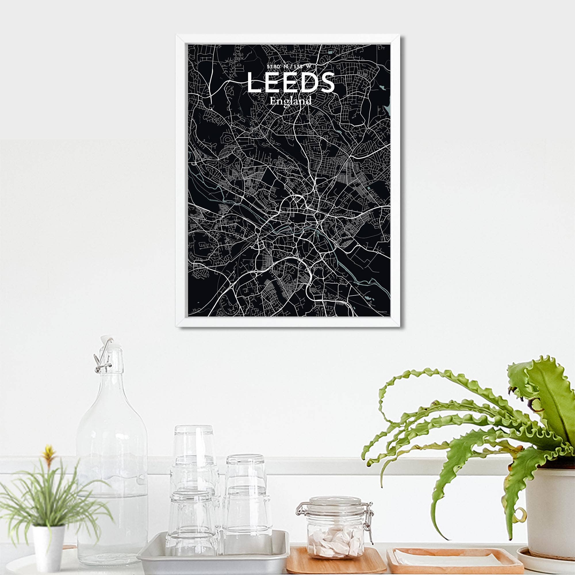 OurPoster.com – wholesale Poster – Leeds karta affisch187