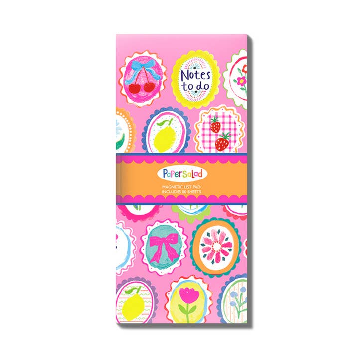 Magnetisk kylskåpsblock Anteckningar Blommor Present Kontorsmaterial för wholesale av The Great British Card Company (GBCC) Ltd