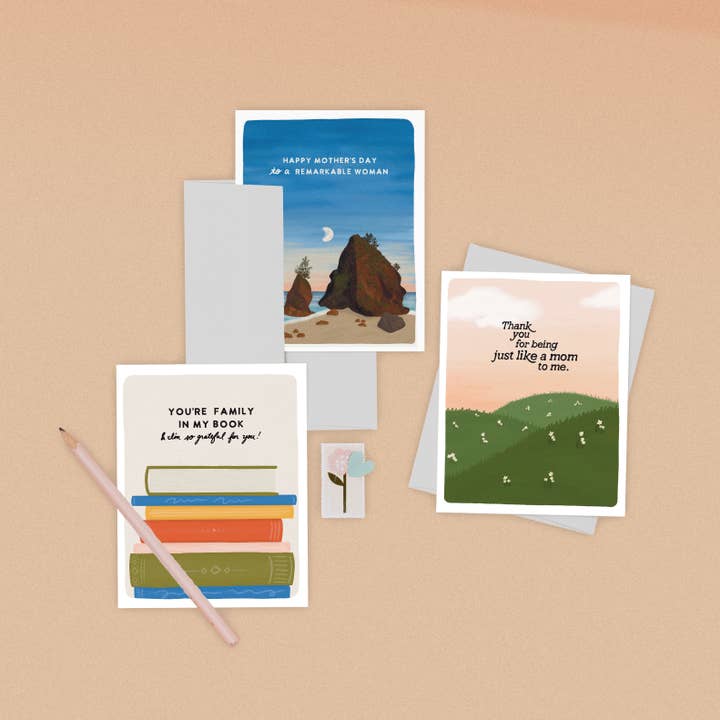 Slightly Stationery - Wholesale Mother's Day Card - Just Like A Mom Card | Mother's Day Card | Thank You Card