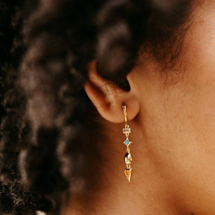 Sierra Winter Jewelry - Wholesale Dangle Earrings - Get Down Hoop Earrings2