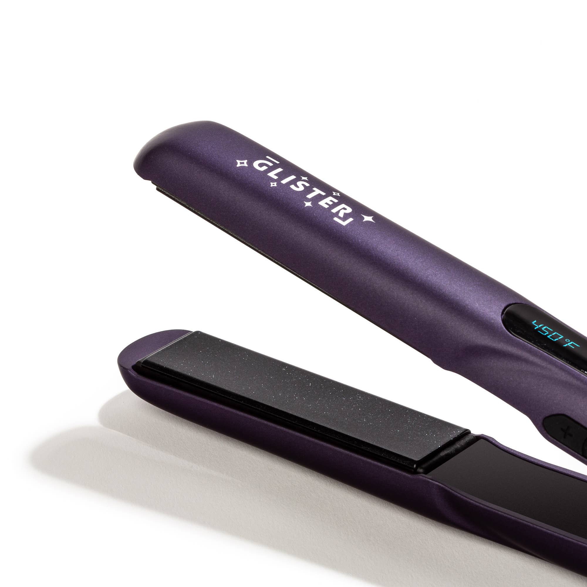 Glister - Wholesale Straightener/Flat Iron - Glister 1.25" Digital Tourmaline Flat Iron Purple w/ Display0