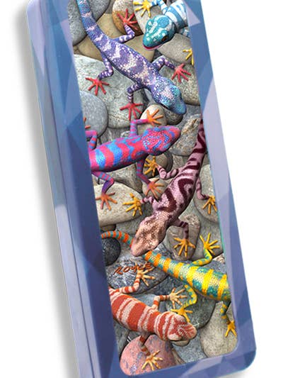 3D Royce Pencil Tin - Geckos for wholesale by Artgame Ltd.