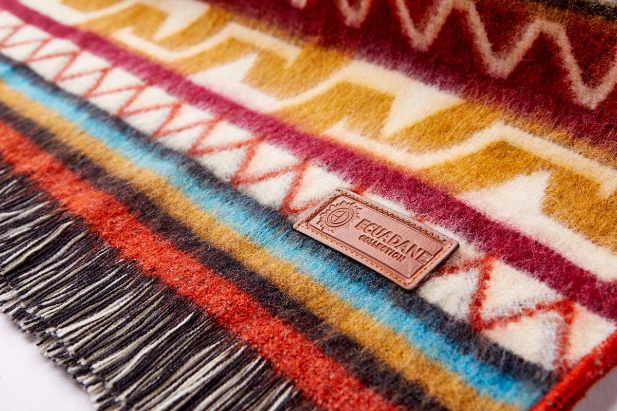 Ecuadane - Wholesale Throw Blanket - Reversible Southwest Aztec Blanket, Throw Size Boho Bedding8