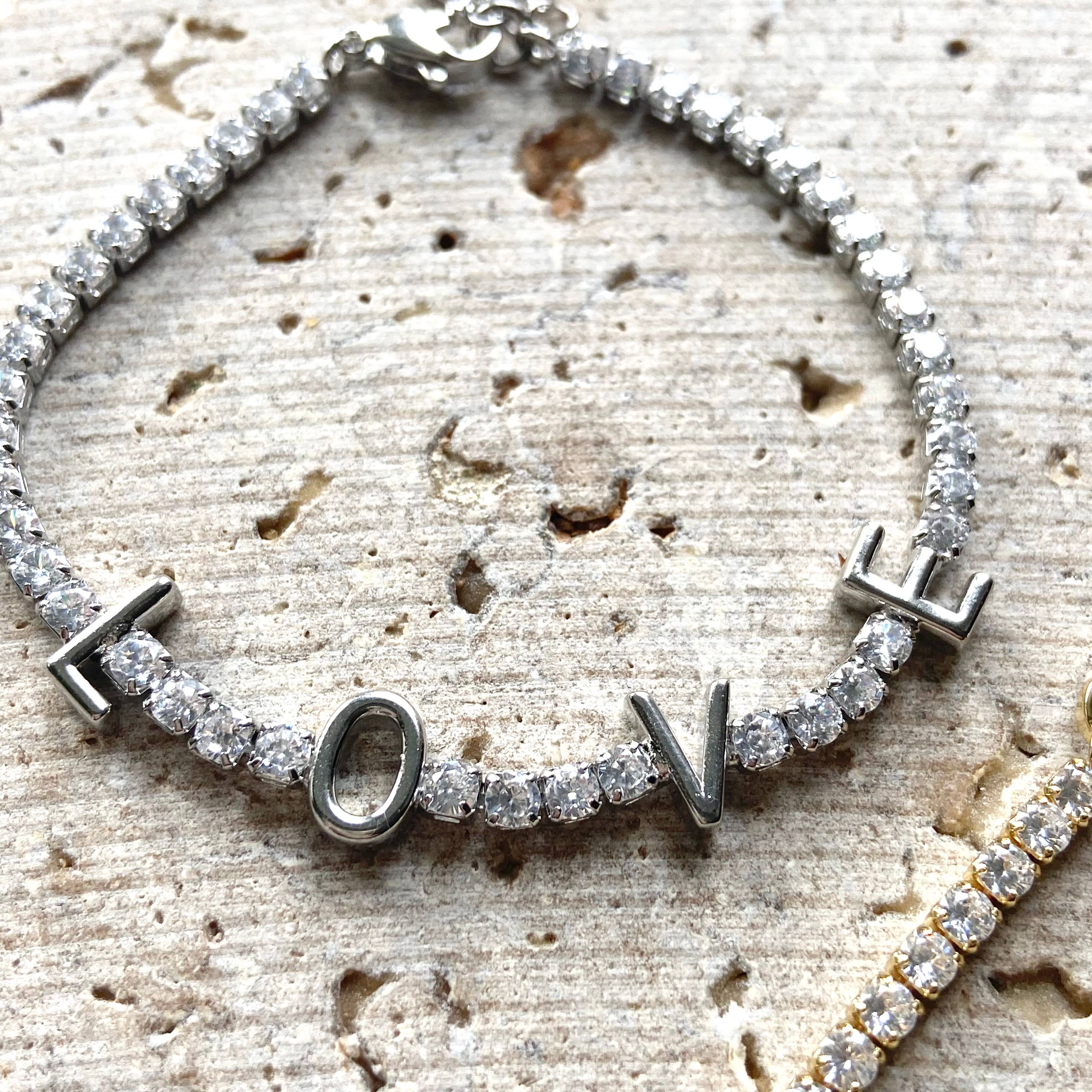 VB&CO Designs Handmade Jewelry – wholesale Tennis bracelet – Love bracelet heart jewelry boutique salon spa trendy tennis2